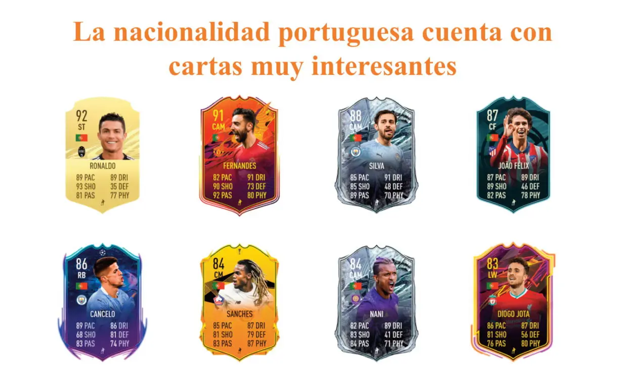 FIFA 21 Ultimate Team Gonzalo Guedes Jugador de Liga links naranjas