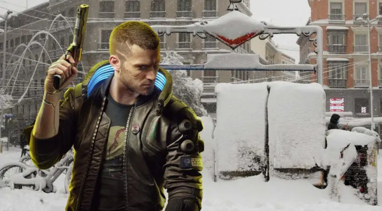 Imagen de Madrid 2077: así es la parodia del tráiler de Cyberpunk en Madrid durante la borrasca Filomena