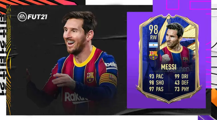 Imagen de FIFA 21: consigue a Messi TOTY cedido y utilízalo en torneos amistosos durante toda la temporada