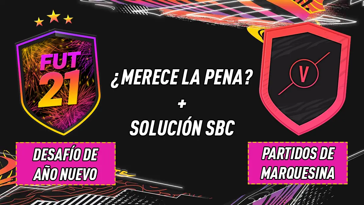 FIFA 21 Ultimate Team desafío año nuevo y partidos de marquesina 31-12-2020