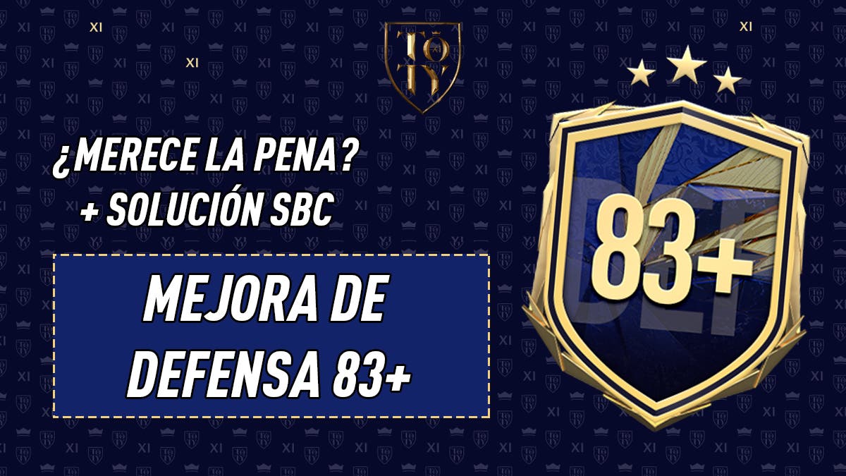 FIFA 21 Ultimate Team SBC Mejora de Defensa 83+