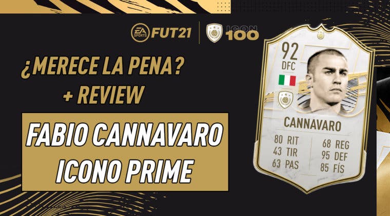 Imagen de FIFA 21: ¿Merece la pena Fabio Cannavaro Prime? Review del Icono SBC