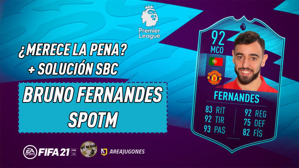 FIFA 21 Ultimate Team SBC Bruno Fernandes SPOTM Premier League Enero 2021