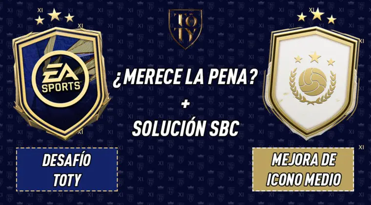 Imagen de FIFA 21: ¿Merecen la pena los SBC's "Desafío TOTY" 30-01-2021 y "Mejora de icono medio"?