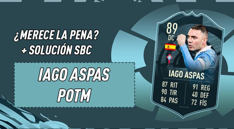 Imagen de FIFA 21: ¿Merece la pena Iago Aspas POTM? + Solución del SBC