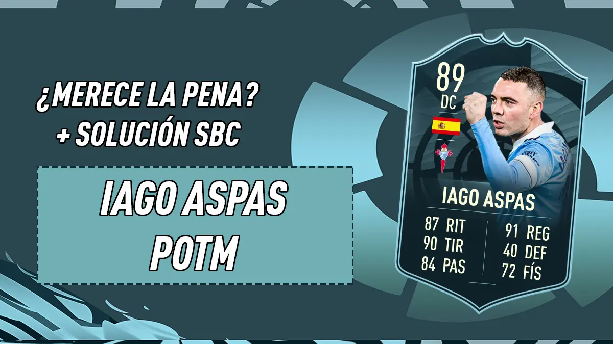FIFA 21 Ultimate Team SBC Iago Aspas POTM Diciembre LaLiga Santander