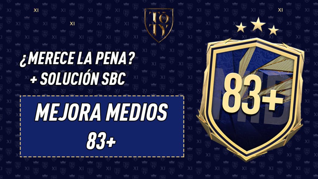 FIFA 21 Ultimate Team SBC Mejora Centrocampista 83+