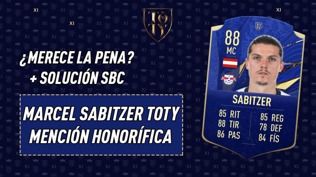 FIFA 21 Ultimate Team SBC Sabitzer TOTY Mención Honorífica