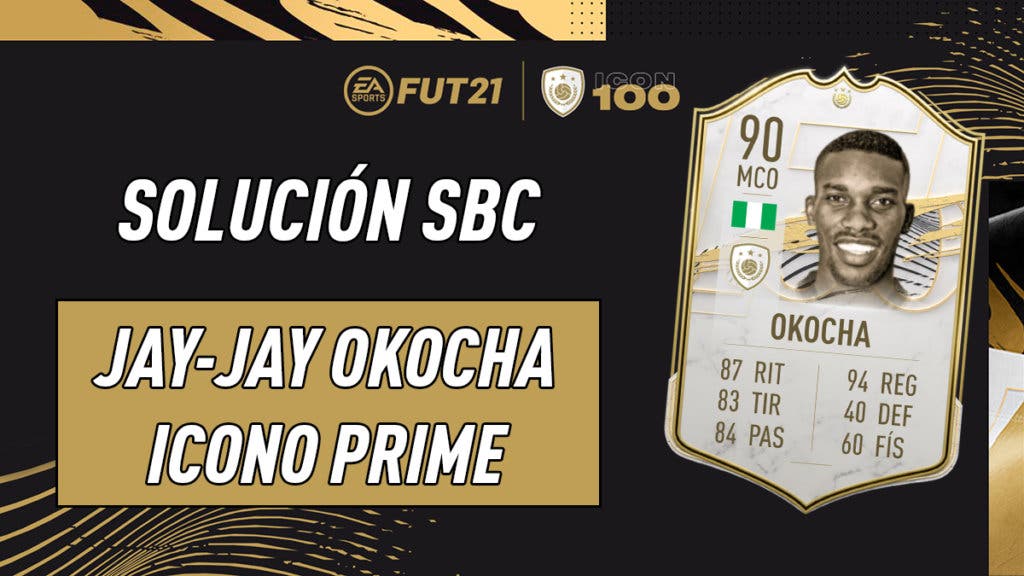 FIFA 21 Ultimate Team Solución SBC Okocha Icono Prime
