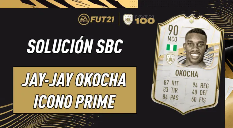 Imagen de FIFA 21: solución al SBC de Jay-Jay Okocha Icono Prime