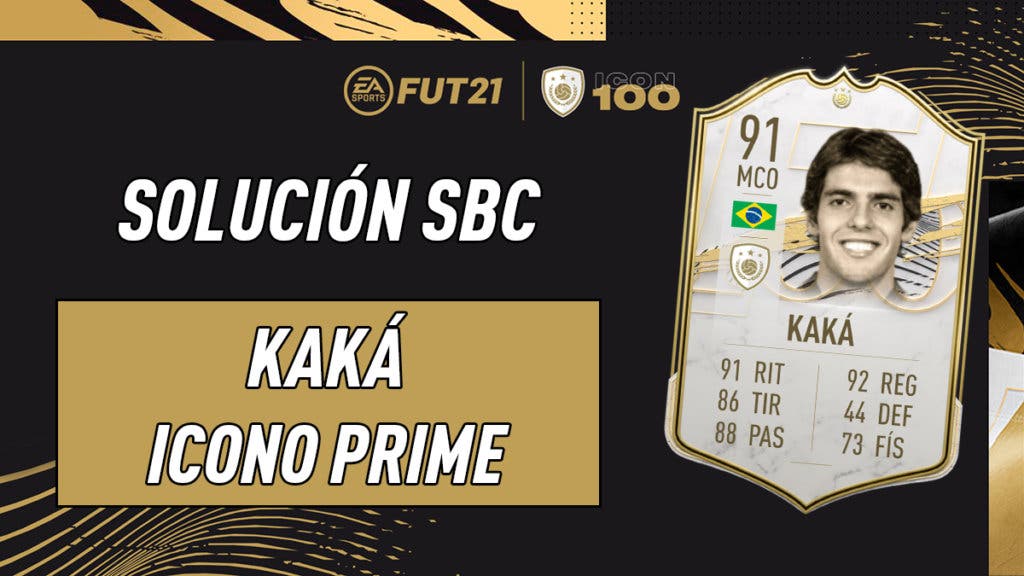 FIFA 21 Ultimate Team Solución SBC Kaká Icono Prime