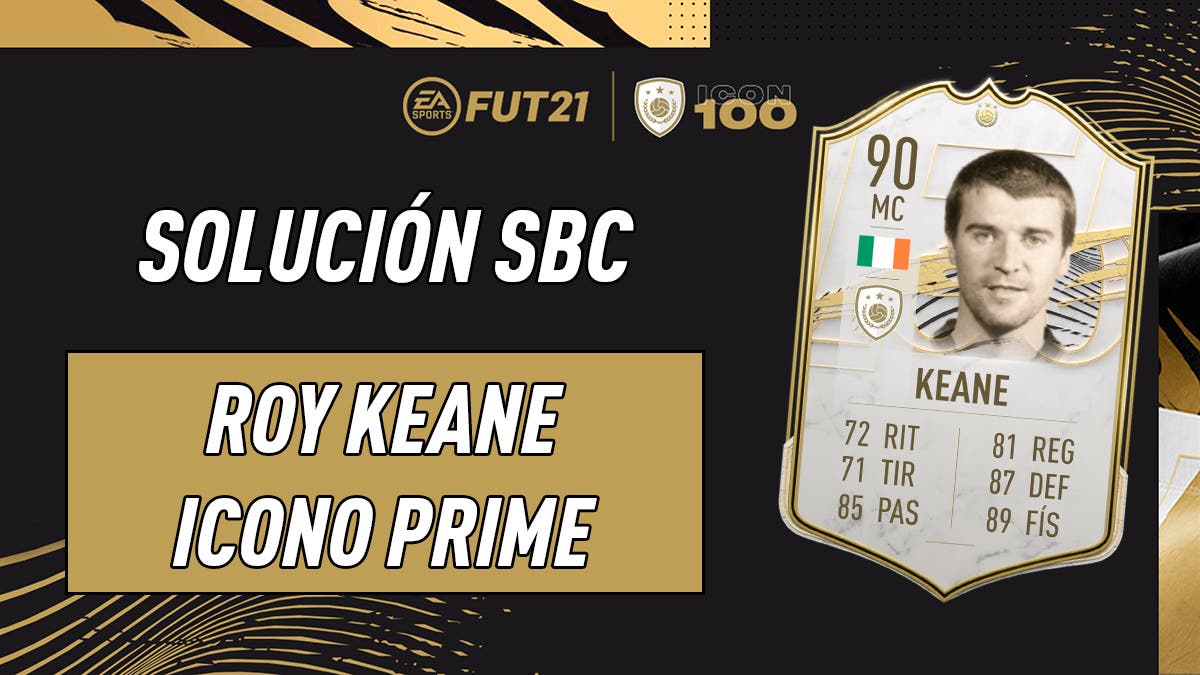 FIFA 21 Ultimate Team Solución SBC Keane Icono Prime