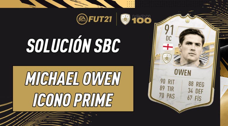 Imagen de FIFA 21: solución al SBC de Michael Owen Icono Prime