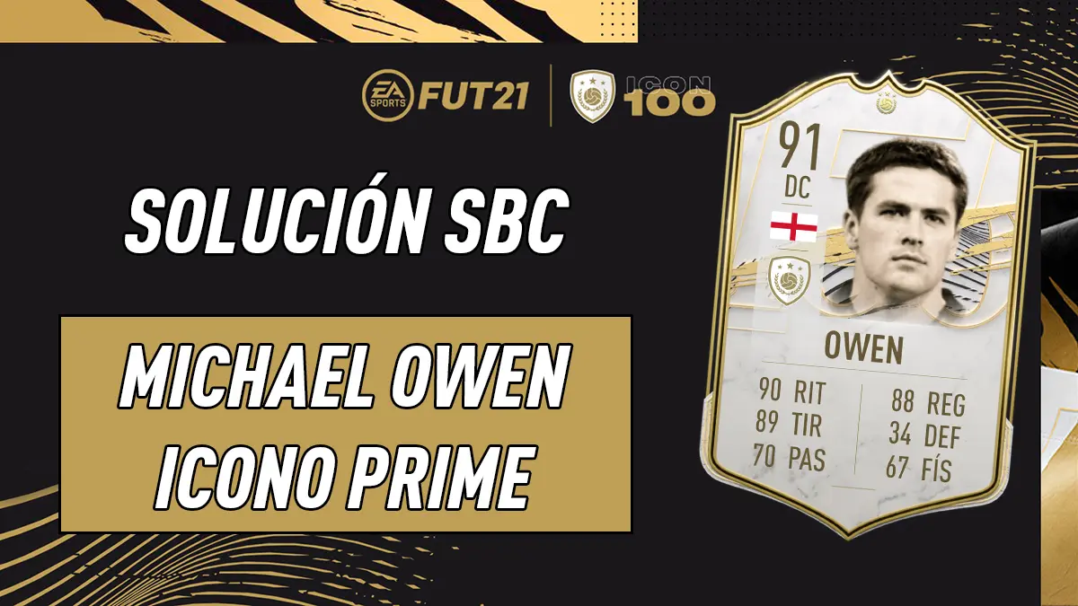 FIFA 21 Ultimate Team Solución SBC Owen Icono Prime