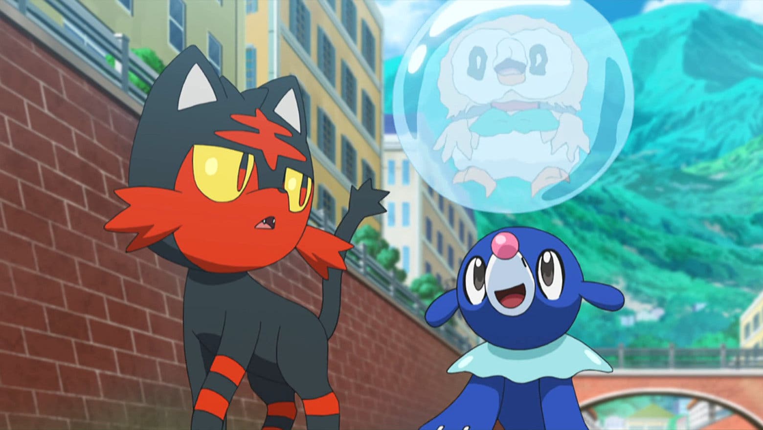 Rowlet Litten y Popplio Pokemon iniciales