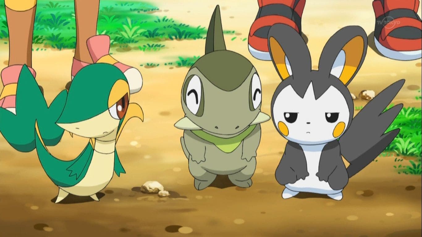 Snivy Axew Emolga Pokemon