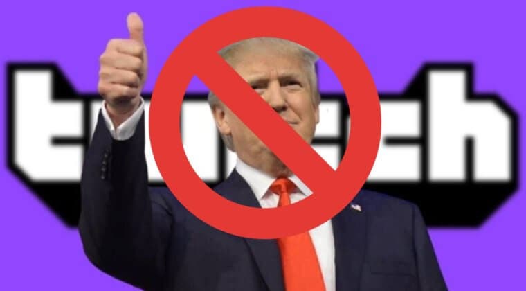 Imagen de Twitch suspende indefinidamente la cuenta de Donald Trump