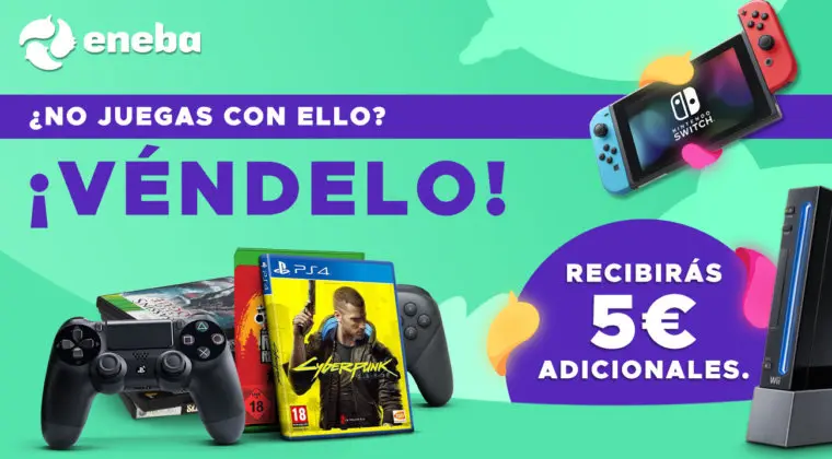 Imagen de ¡Vende rápido tus juegos, consolas y accesorios en Eneba!