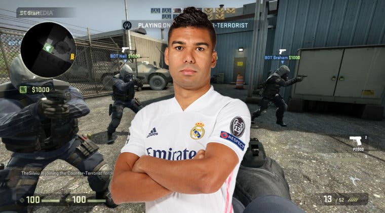Imagen de Casemiro: "Estoy más nervioso en el Counter-Strike que en el Bernabéu"
