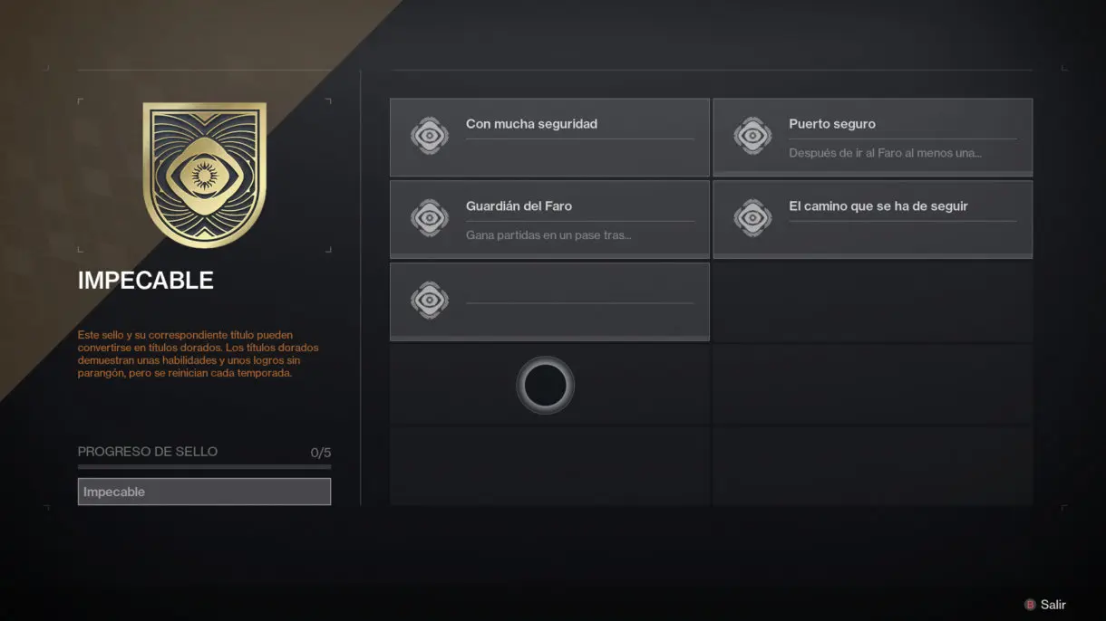 destiny 2 los titulos dorados