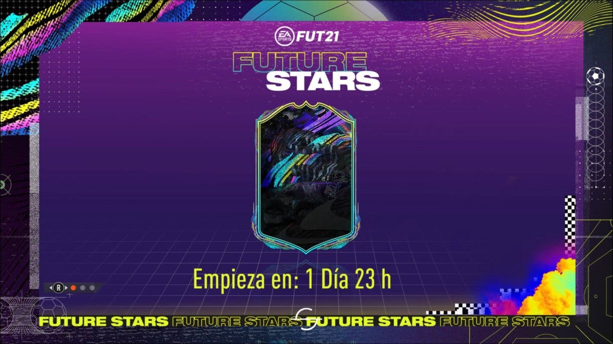 Diseño de las cartas Future Stars en FIFA 21 Ultimate Team.