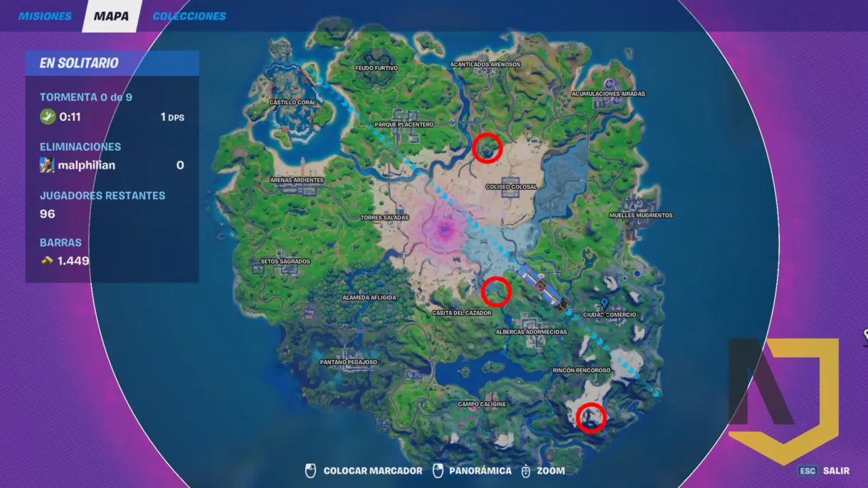 fortnite desafios 4 1