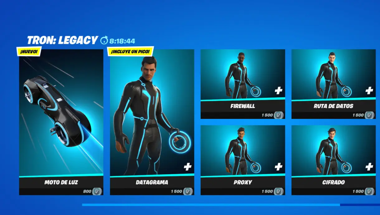 fortnite tron 4 1