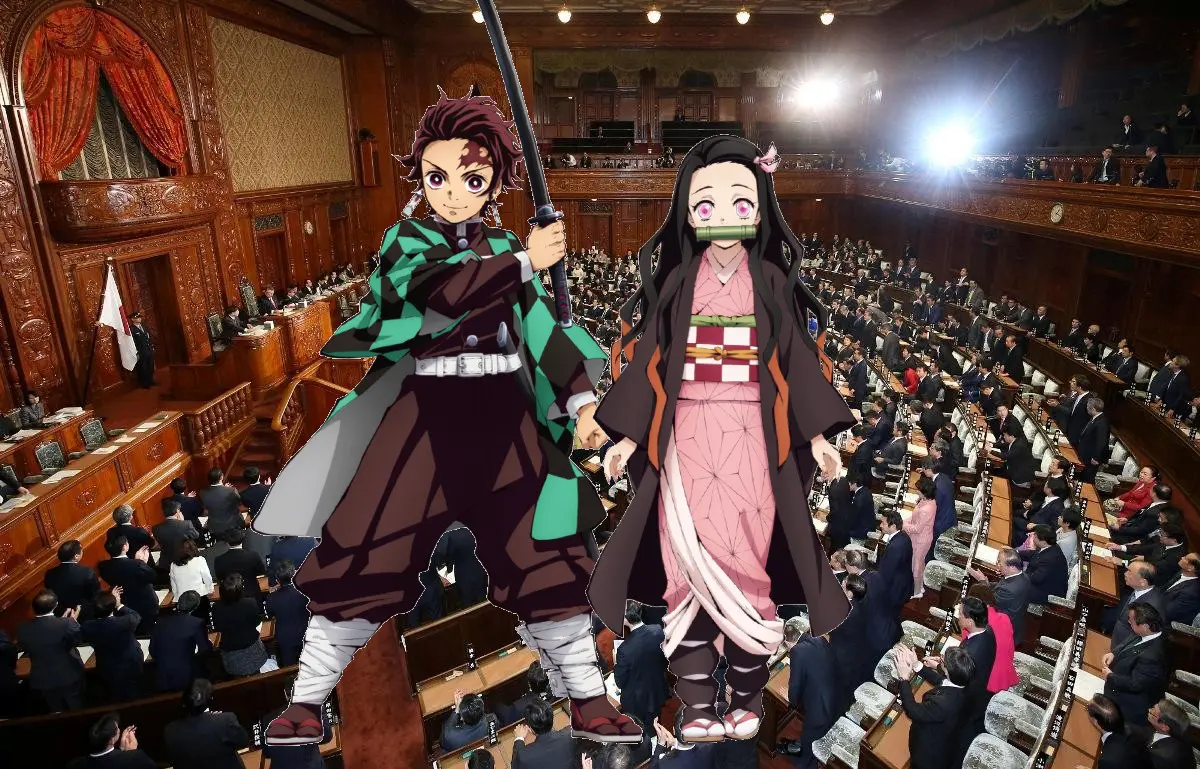 kimetsu no yaiba japan politics
