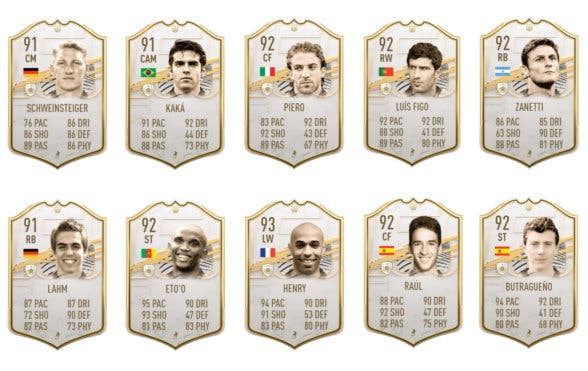FIFA 21 Icon Swaps: cartas que puedes recibir en el sobre ...