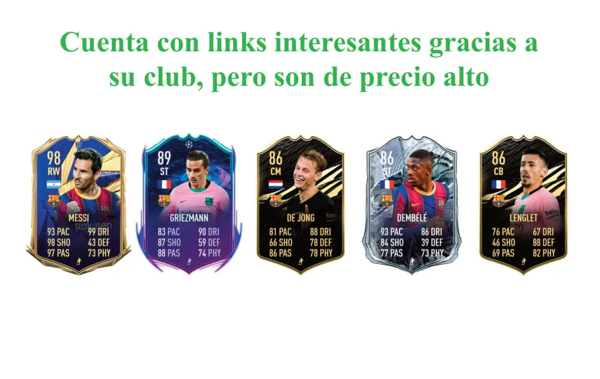 Dest Future Stars FIFA 21 Ultimate Team links verdes