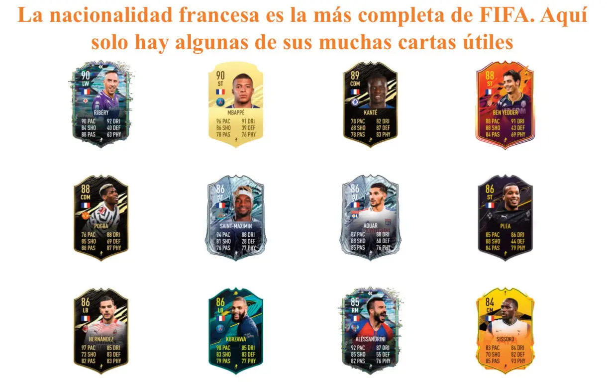 FIFA 21 Ultimate Team. Nabil Fekir TOTY Honorífico links naranjas
