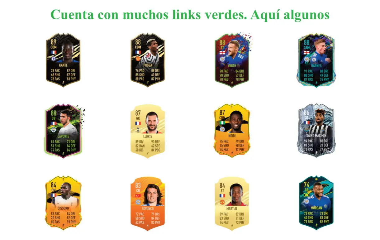 FIFA 21 Ultimate Team Fofana Future Stars links verdes.