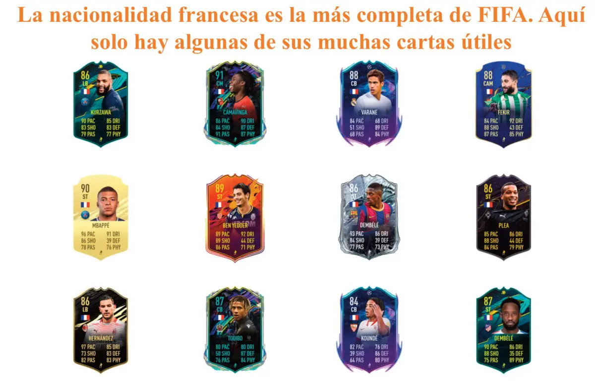 FIFA 21 Ultimate Team Fofana Future Stars links naranjas.