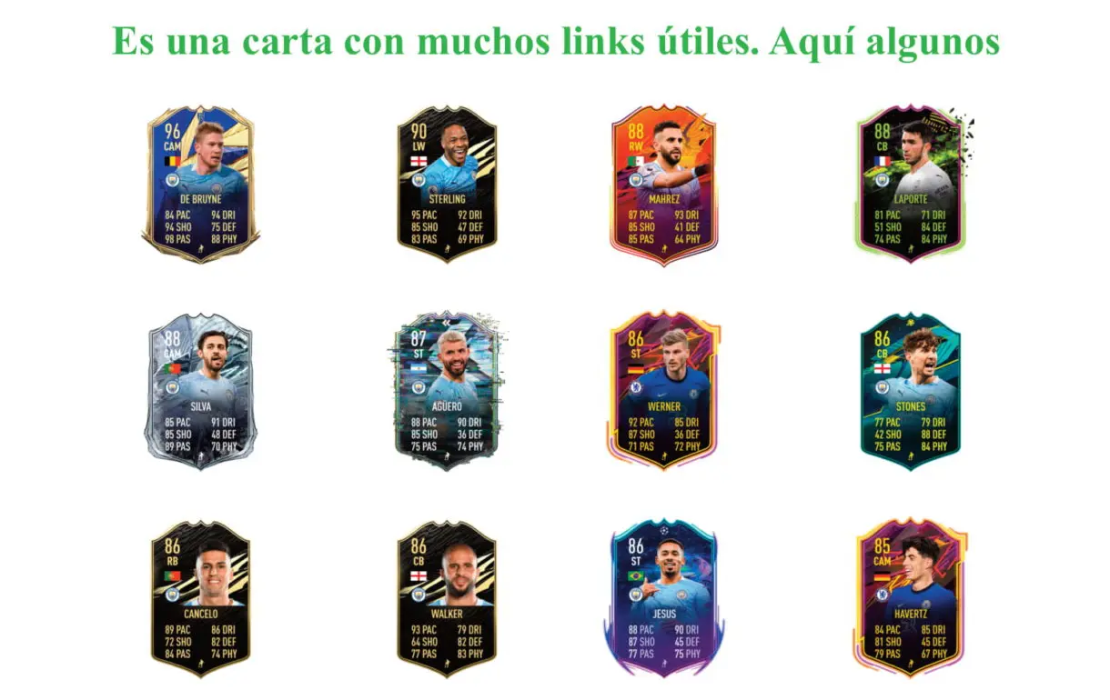 Gündogan POTM. FIFA 21 Ultimate Team, links verdes