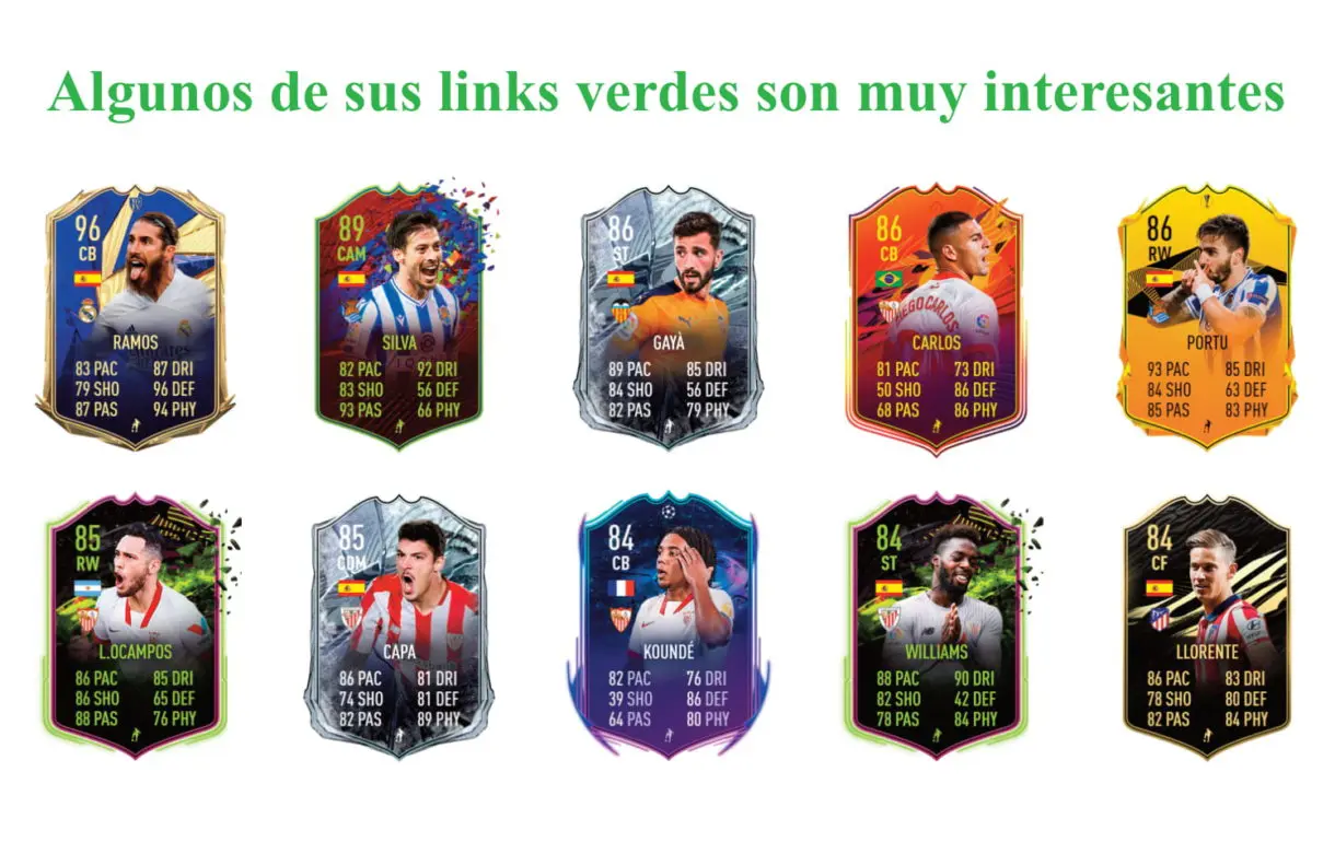 Jesús Navas TOTY Honorífico links verdes FIFA 21 Ultimate Team