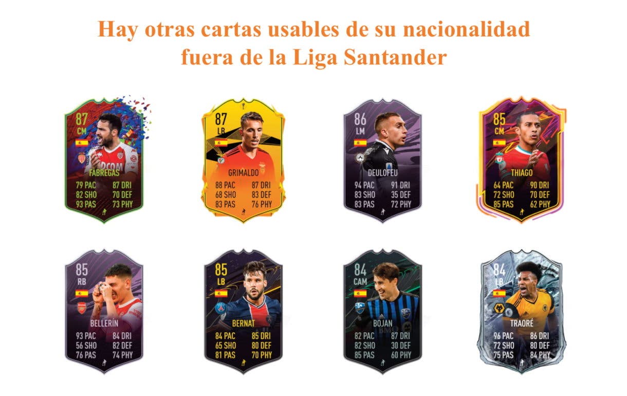 Jesús Navas TOTY Honorífico links naranjas FIFA 21 Ultimate Team