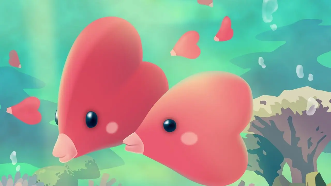 Luvdisc Pokemon art