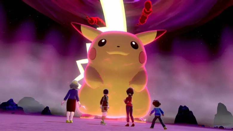 Pokémon Espada y Escudo incursion Pikachu Gigamax