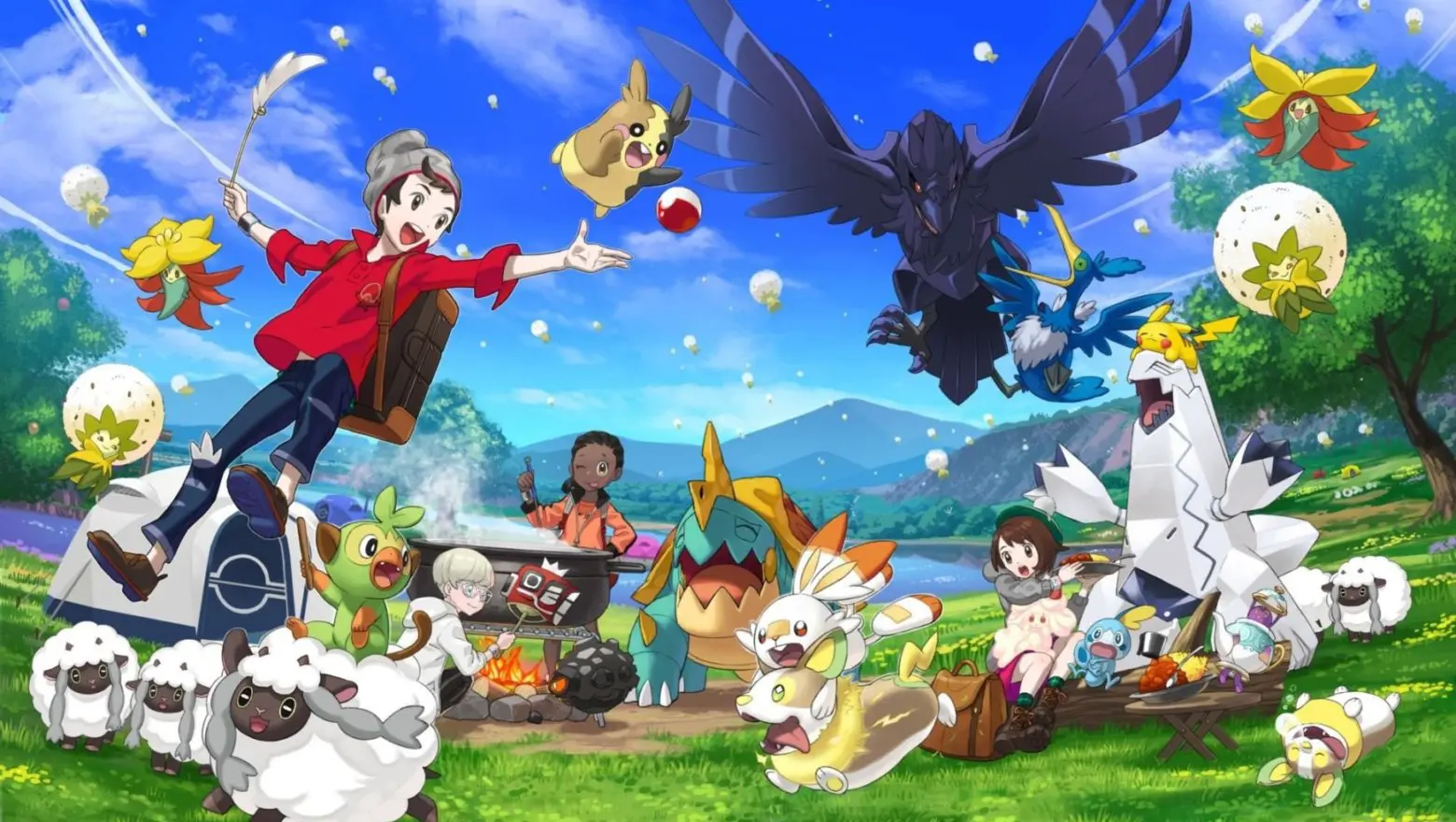 Pokemon Espada y Escudo Poke Campamento