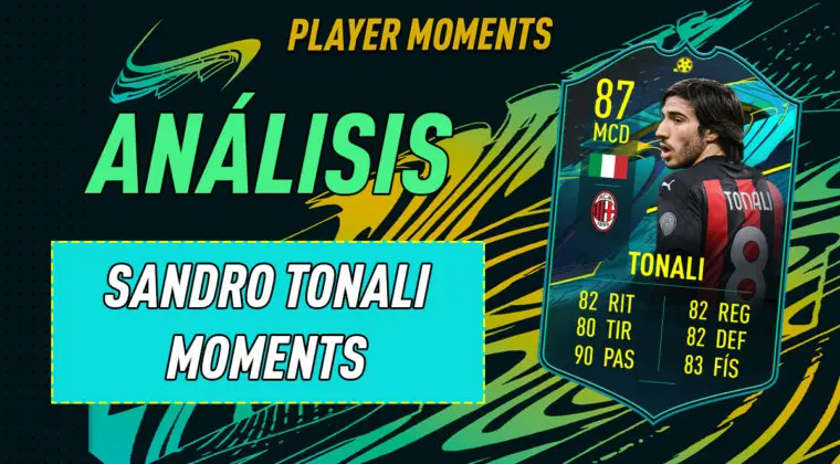 Imagen de FIFA 21: análisis de Sandro Tonali Moments, la carta free to play de Future Stars