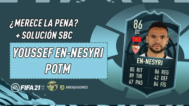 FIFA 21 Ultimate Team SBC En-Nesyri POTM Enero LaLiga Santander