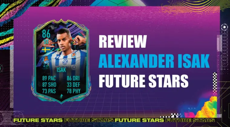Imagen de FIFA 21: review de Isak Future Stars. ¿El mejor delantero centro de la Liga Santander?