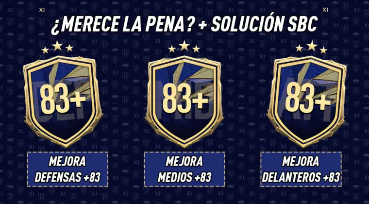 Imagen de FIFA 21: ¿Merecen la pena los SBC's de mejoras de posición +83?