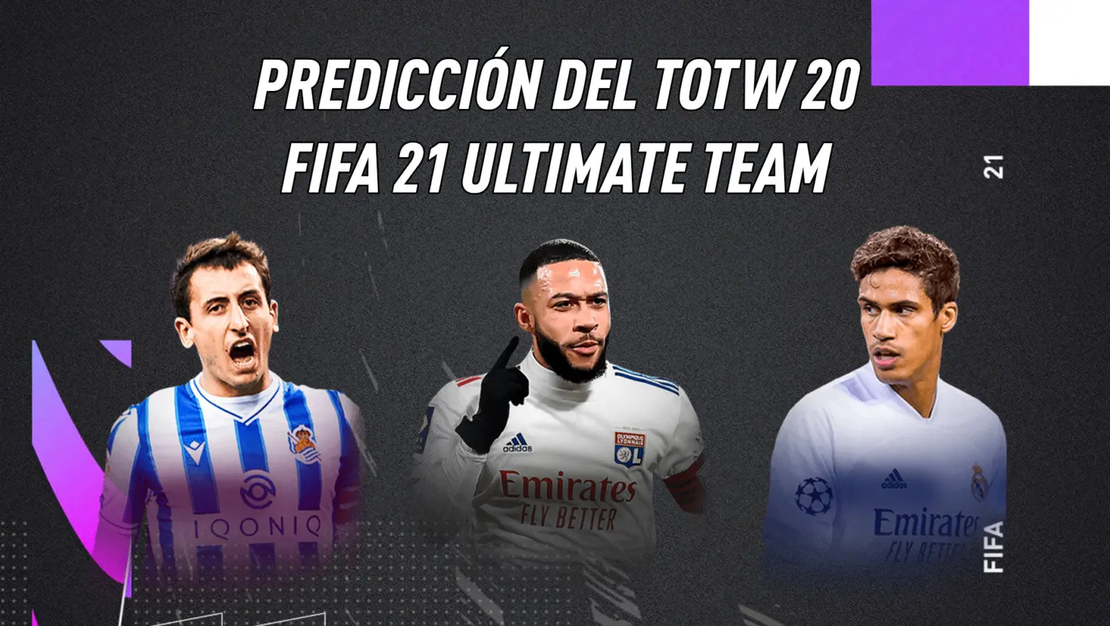 FIFA 21 Ultimate Team Predicción Equipo de la Semana TOTW 20