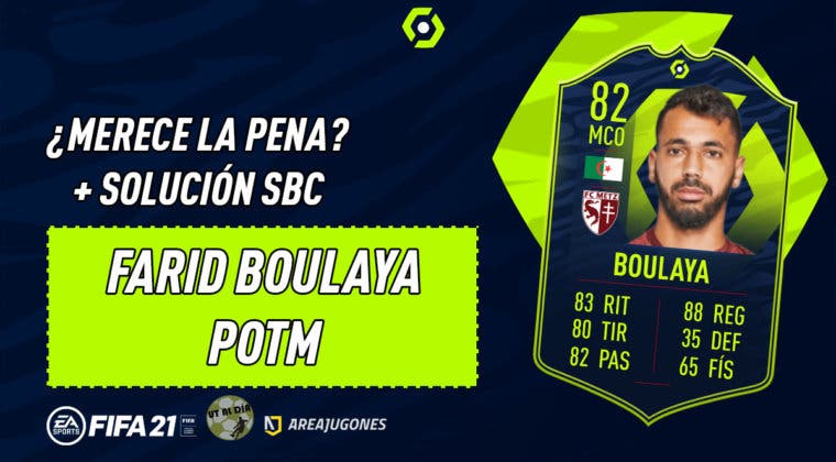 Imagen de FIFA 21: ¿Merece la pena Farid Boulaya POTM? + Solución del SBC