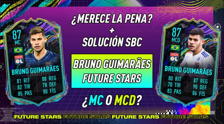 Imagen de FIFA 21: ¿Merece la pena Bruno Guimaraes Future Stars? ¿Qué versión elijo? + Solución del SBC