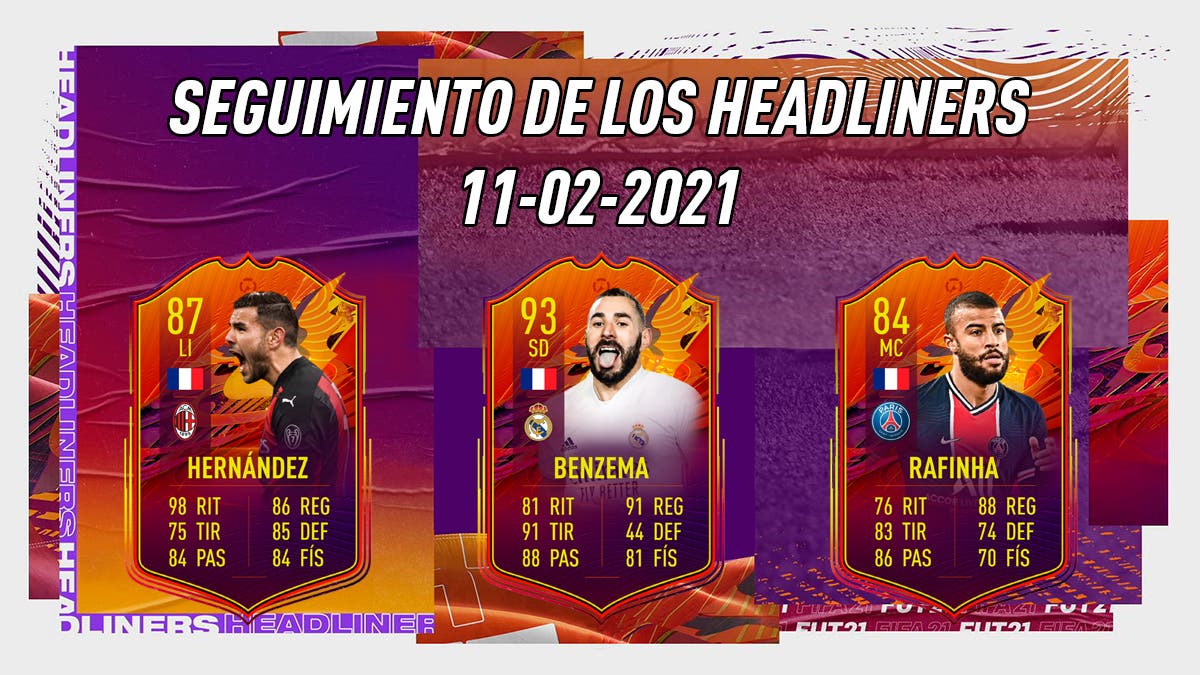 FIFA 21 Ultimate Team Seguimiento Headliners 11-02-2021