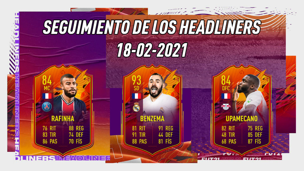 FIFA 21 Ultimate Team Seguimiento Headliners