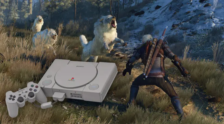 Imagen de Así imaginan a The Witcher 3 en una PS1 con un espectacular resultado