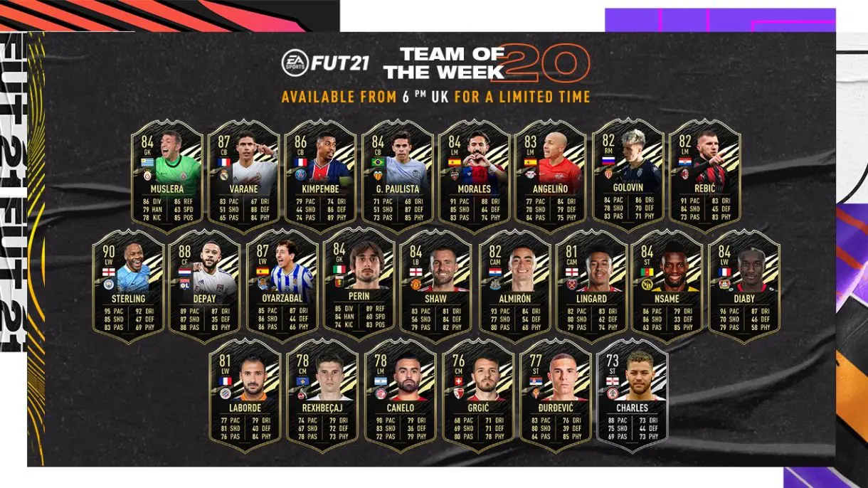 totw 20 fifa 21